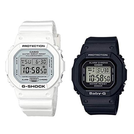 CASIO Casio Baby G Pair Watch черно-белые водонепроницаемые наручные часы [Casio] [зарубежная модель] G-Shock Boyfriend/Girlfriend DW-5600MW-7BGD-565U-1 gray