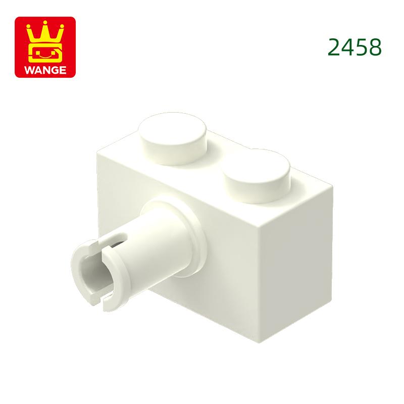 109 шт./лот 2458 Односторонние с болтом Строительные блоки Moc Технические детали Совместимые с Кирпичиками DIY Детские игрушки Подарочная коробка about 109pcs white Professional fishing