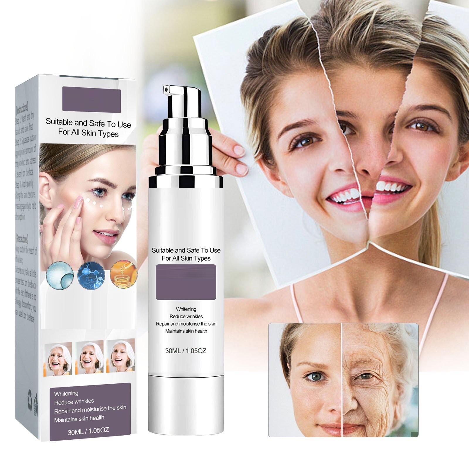 Укрепляющий коллагеновый крем Collagen Age Увлажняющий коллагеновый крем для лица Уход за кожей Collagen Booster Подтягивающий крем One Size beige Anklet
