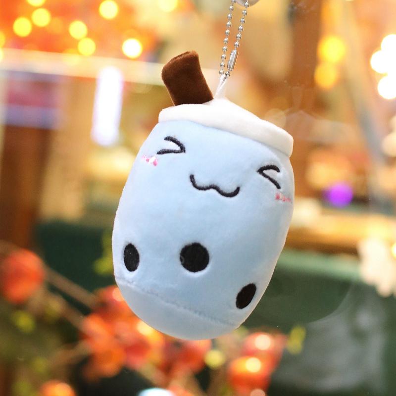 Kawaii Bubble Tea брелок мягкая плюшевая игрушка брелок мягкая кукла Боба милое украшение для рюкзака лучшие подарки на день рождения для девочек white Bai Fen Bai Toys