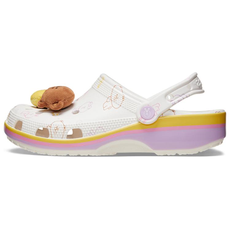 Кроксы EVA Classic Clog Line Friends Унисекс Белые 39-40 белый Crocs