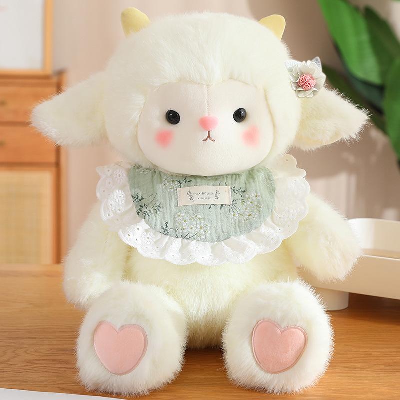 Милая детская кукла Bellyband Panda плюшевая игрушка для девочки спящая комфортная кукла подарок на день рождения 45cm white Stuffed toys