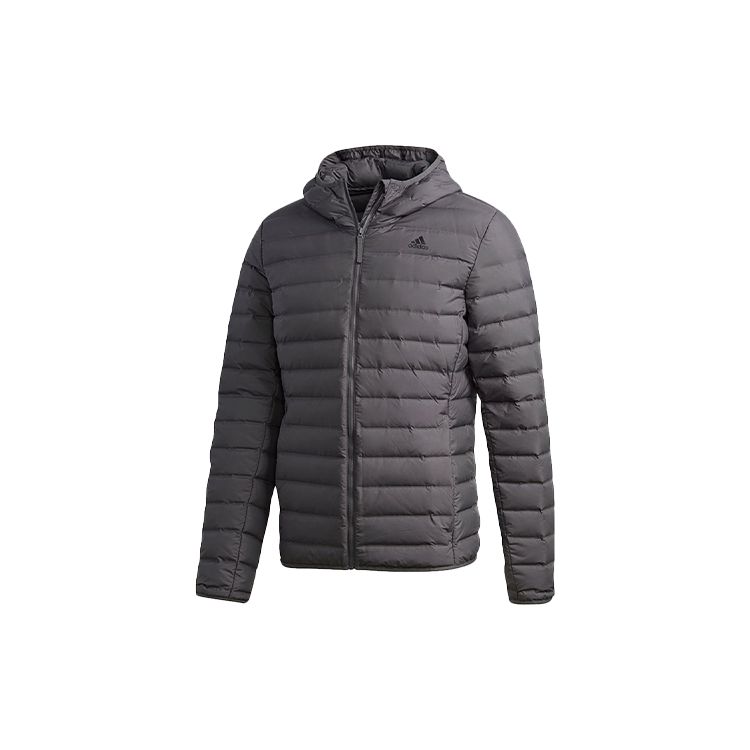 Adidas Casual Удобный спортивный пуховик Мужская верхняя одежда Черный GE5879 S gray