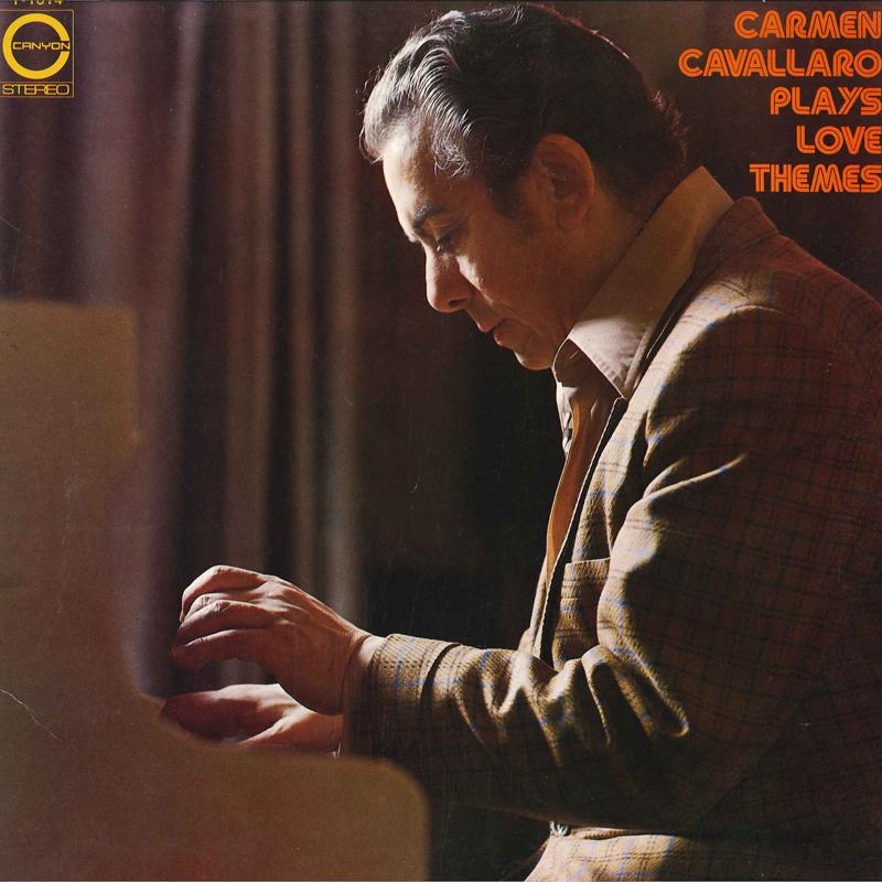 LP Пластинка КАРМЕН КАВАЛЛАРО(ПИАНИНО) - Кармен Кавалларо играет темы любви Y1014 CANYON 1972 Япония Классика Б/У black RecordCityJP