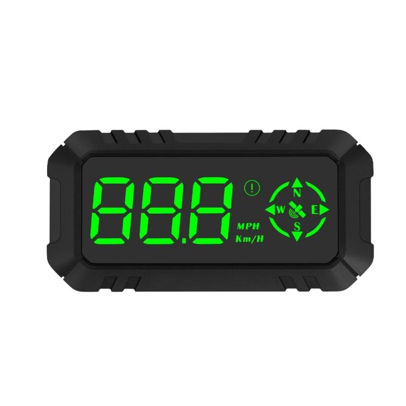 HUD автомобиля, проекционный дисплей, сигнализация превышения скорости, спидометр, GPS HUD, цифровые датчики, напоминание об усталости от вождения black Car Partner