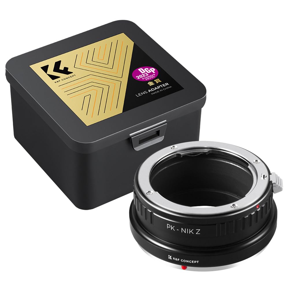 Производитель концепции Прямой магазин Адаптер крепления PK Крепление Nikon Z Переходник крепления Pentax K Объектив Совместимость с Nikon Z Камера Pentax K Nikon Z ZF Z8 beige K&F Concept