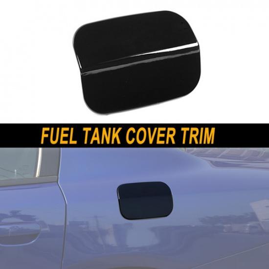 Black Door Fuel Filler Tank Gas Cap Decor Cover Trim ABS For Dodge Charger 2011+ gray dfvbnmf