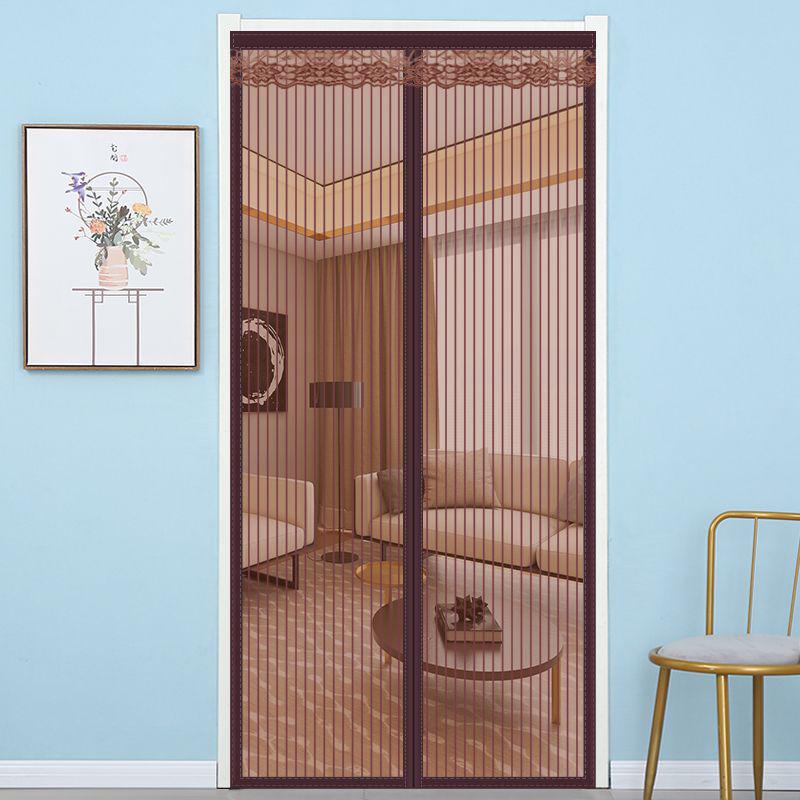 Магнитная сетчатая противомоскитная штора-дверь 90*210cm with Tacks beige Value Vault