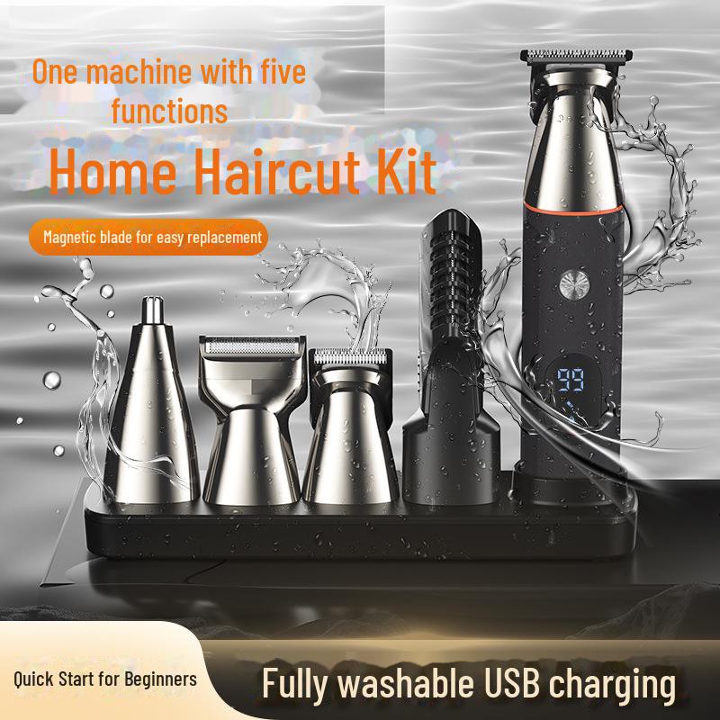 Magnetic LK-881 Цифровая многофункциональная машинка для стрижки волос и триммер 6 в 1 not specified black All 4 Hair Care