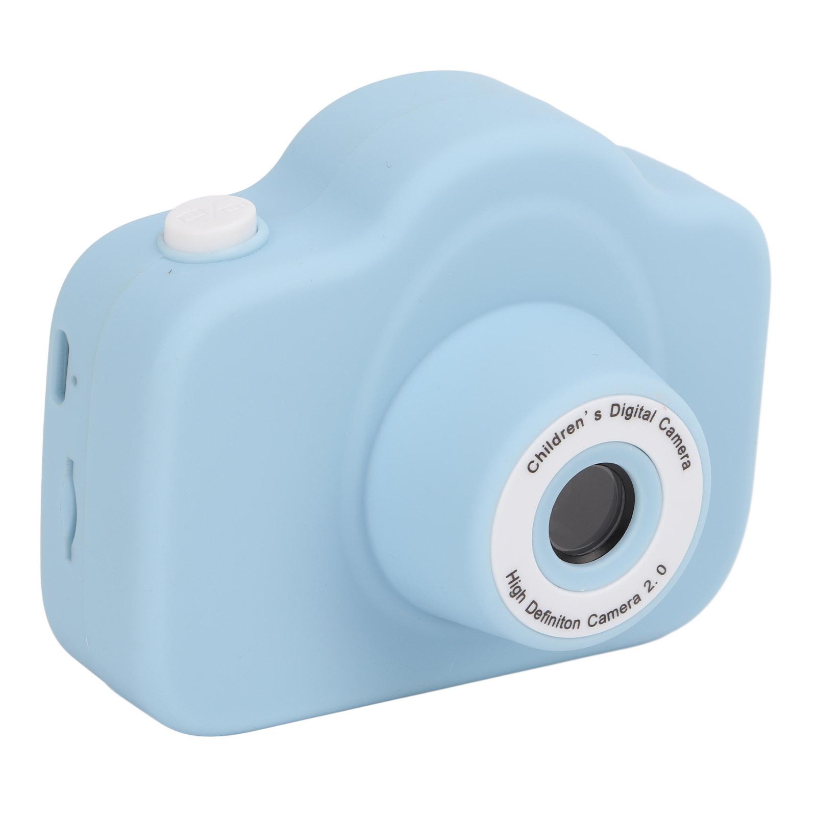 Мультяшная детская камера для детей в подарок High Pixel One Key Video Recording Kids Mini CameraSky Blue синий Koogeelife