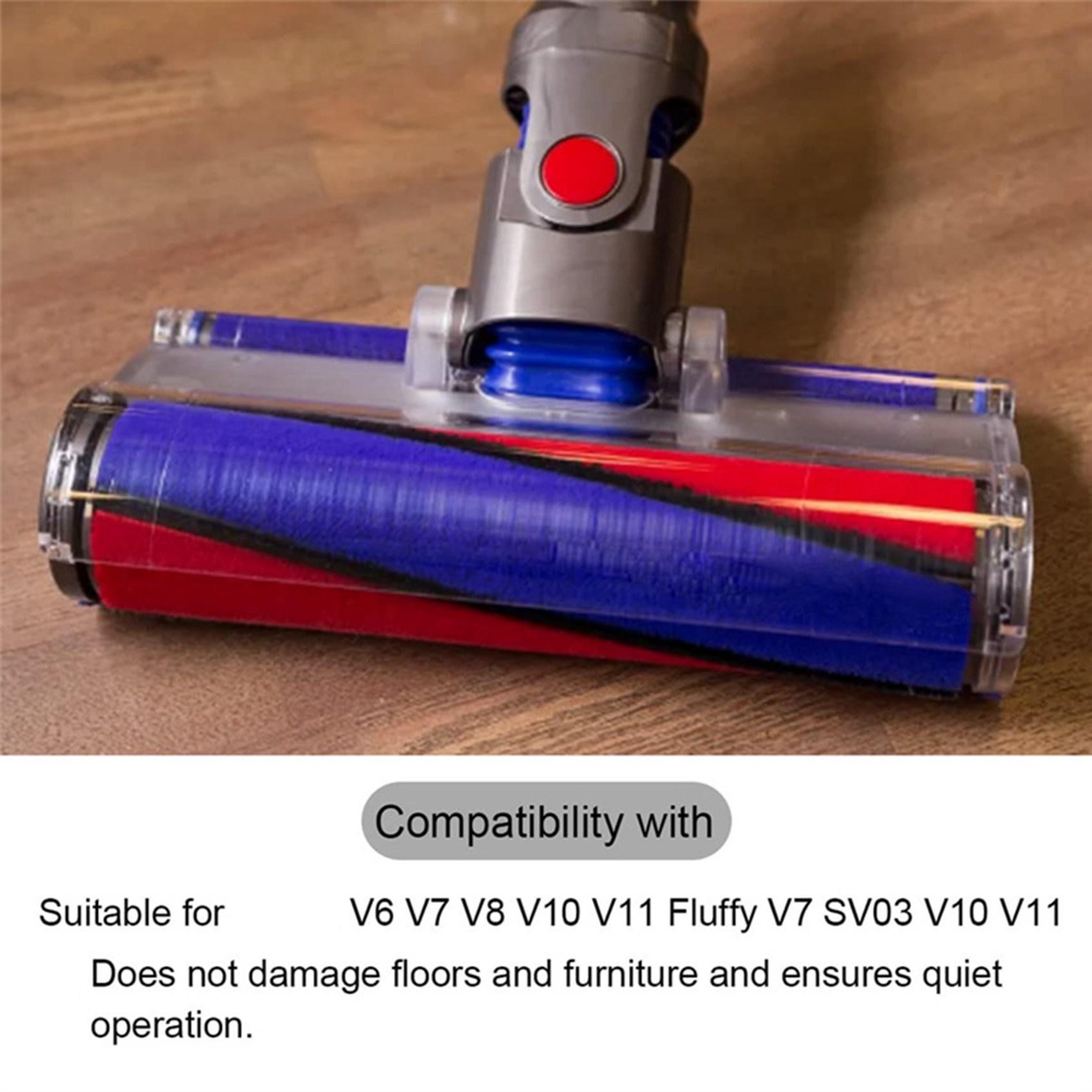 DONQ-Запасная основная щетка, совместимая с пылесосами Dyson V6 V7 V8 V10 V11, Аксессуары, Аналог детали 966488-01 blue Marathon
