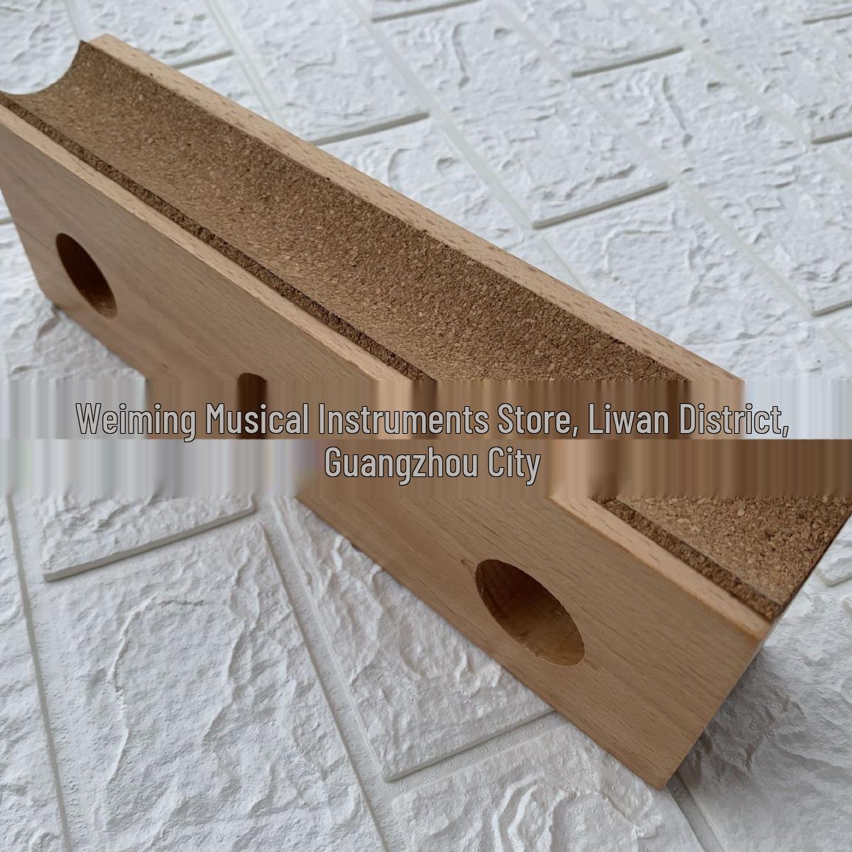 Подставка для грифа электрогитары и бас-гитары с порожком Wooden Guitar Neck Rest gray Take One