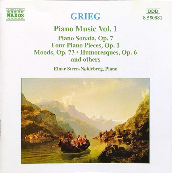 CD EDVARD GRIEG - EINAR STEEN-N?KLEBER - Piano Music Vol. 1 8550881 Naxos 1995 Germany Classical Used beige RecordCityJP