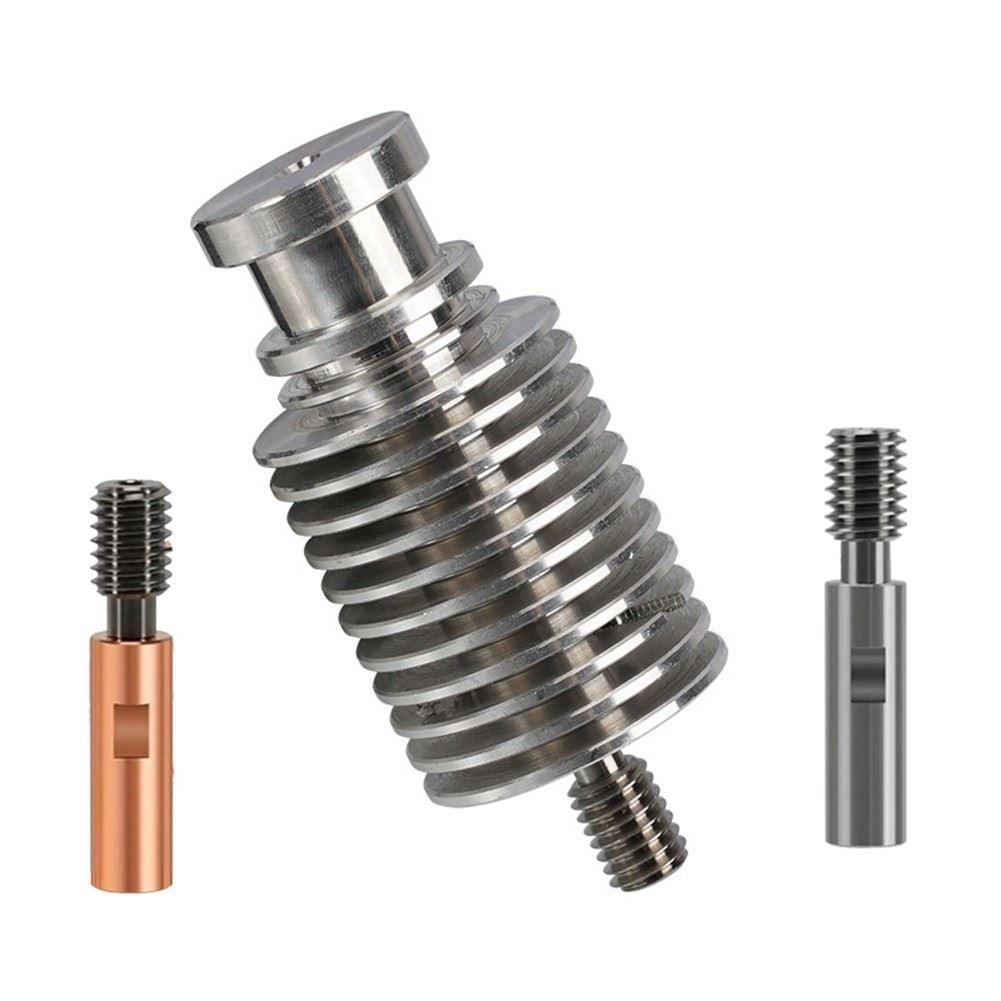 3D V6 Heatbreak Thermorétractable Kit Court Distance Mis à Jour Kit pour Hotend gray Trai02