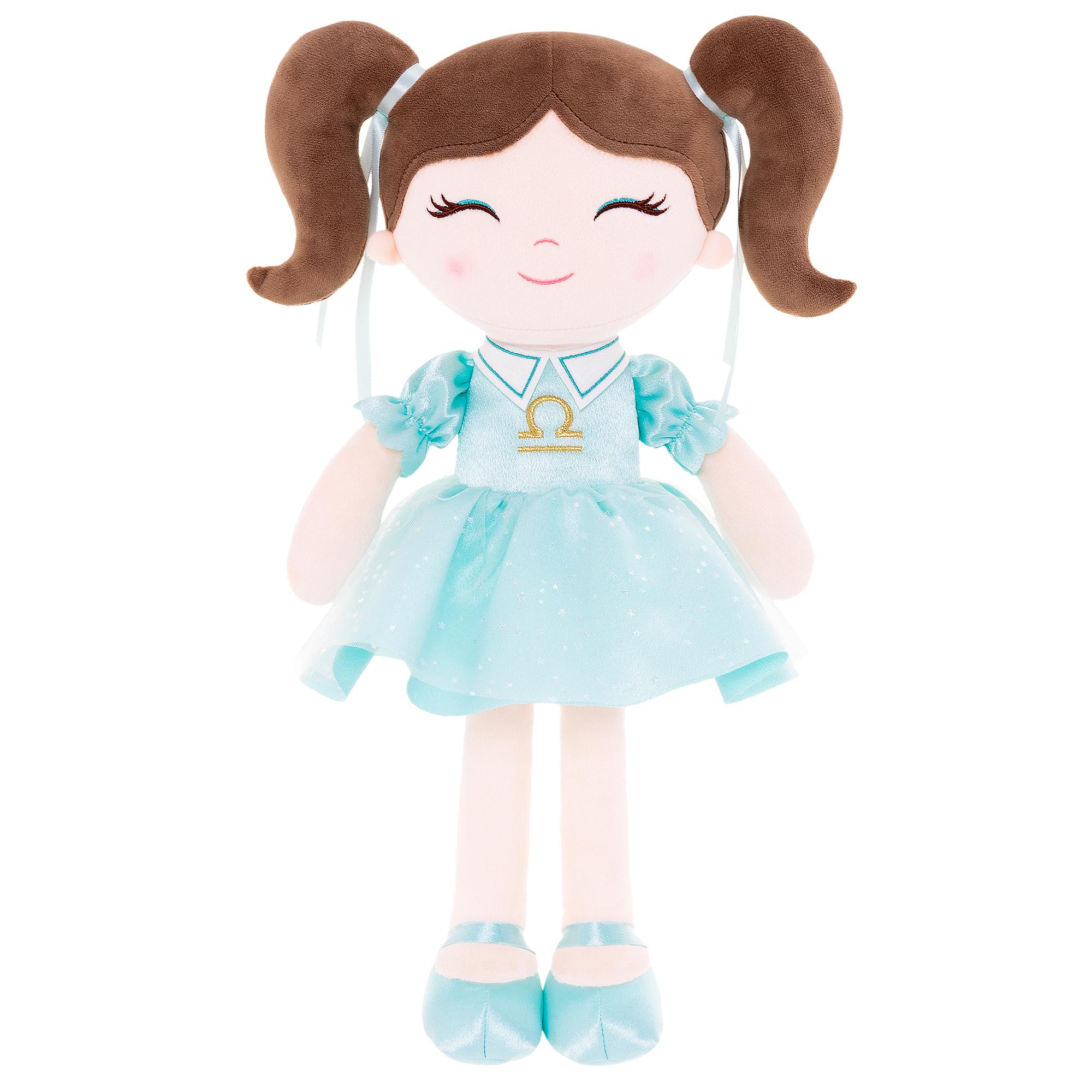 16 дюймов Подарки для девочки Мягкая кукла Libri Constellation Doll в Lake Blue для первого подарка на день рождения ребенка white Bai Fen Bai Toys