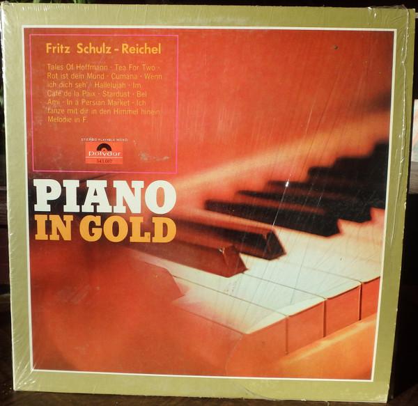 Виниловая пластинка FRITZ SCHULZREICHEL Piano In Gold 543087 Polydor 1969 Канада New Age Easy Listening Б/у black RecordCityJP