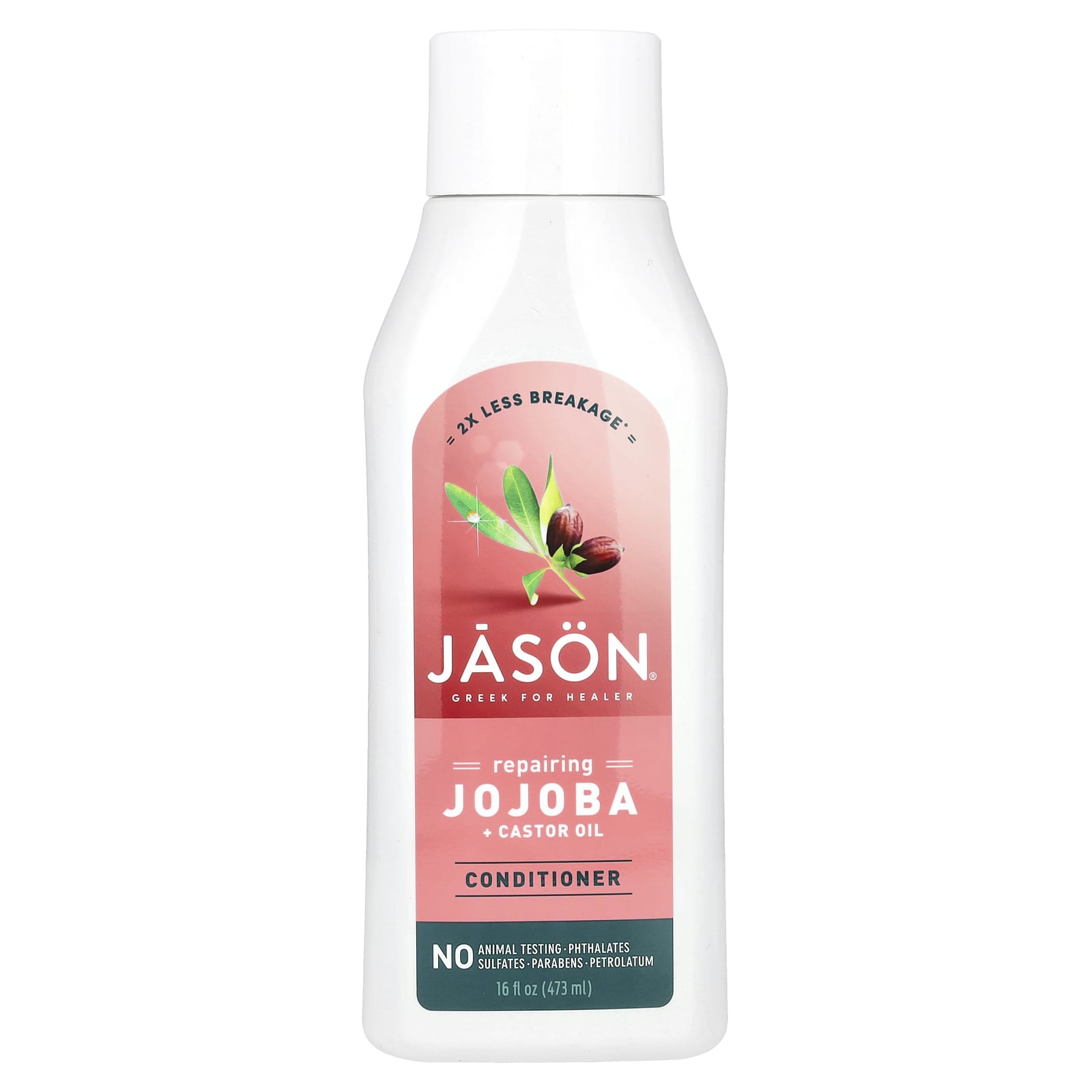 Jason Natural, Кондиционер с маслом жожоба и касторовым маслом, 16 унций (454 г) white