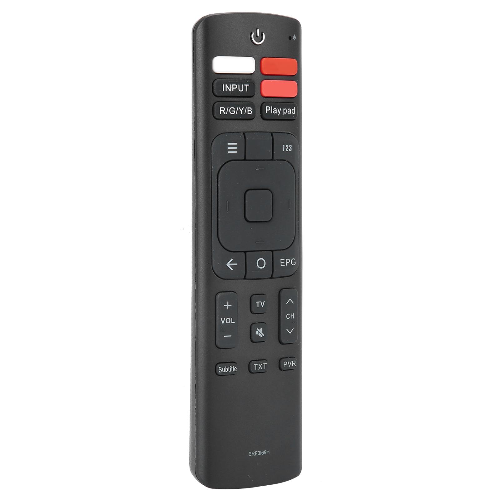 Замена пульта дистанционного управления WVoice Control ERF3I69H подходит для Hisense Smart LED LCD TV black Honor Electronics