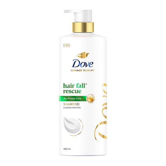 Шампунь Dove против выпадения волос 650 мл || Для поврежденных волос || Контроль выпадения волос для более густых волос - Мягкий ежедневный шампунь против выпадения волос для мужчин и женщин beige