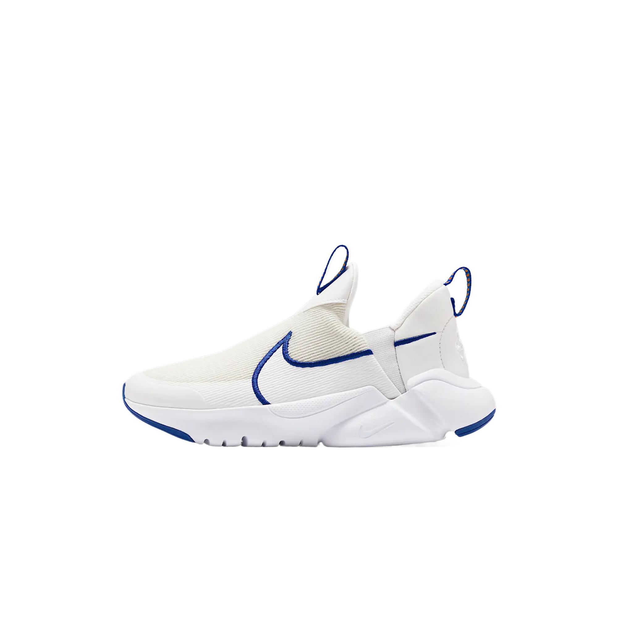 Дышащие низкие детские кроссовки для бега Nike Flex Plus 2 Mountain White Royal Blue Orange Peel Yellow White Кроссовки DV8999-103 37.5 white