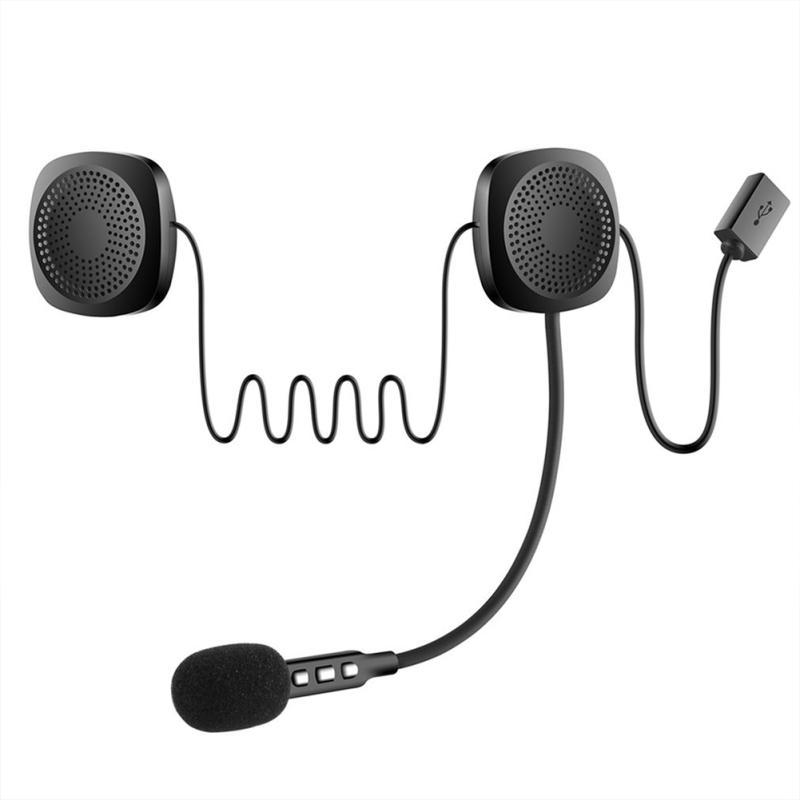Мотоциклетный водонепроницаемый шлем, Bluetooth-совместимые наушники, автоматически реагирующие на стерео езду black cucu04