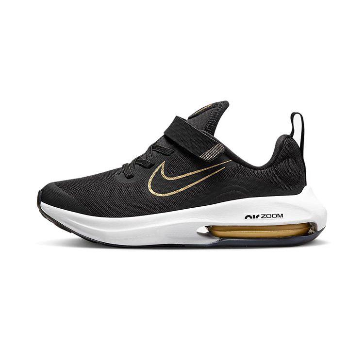 Детские кроссовки Nike Air Zoom Arcadia 2 PS Black Metallic Gold Wolf-Grey White DM8492-001 28 black