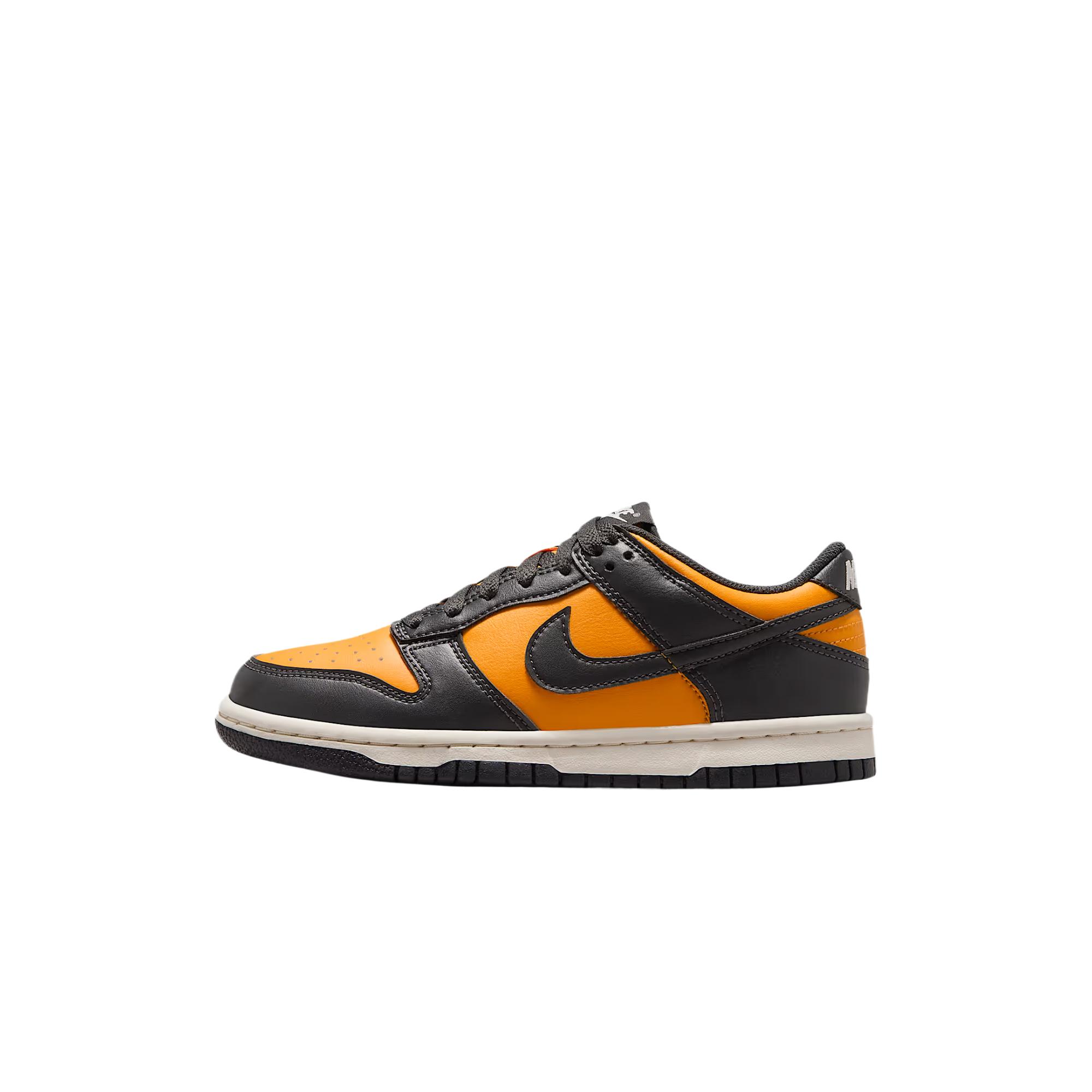 Nike Dunk Low GS Sundial Kids Sneakers Yellow Sail Anthracite FB9109-701 37.5 black