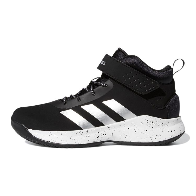 Adidas Cross Em Up 5 Wide Slip On Удобные Нескользящие Амортизирующие Прочные Средние Детские Баскетбольные Кроссовки Детские Баскетбольные Кроссовки S29006 28 black