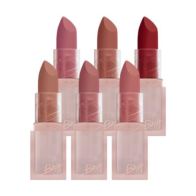 Bbi@ - Стойкая пудровая помада 2 - 7 цветов #12 Hibiscus brown Beauty Luxe