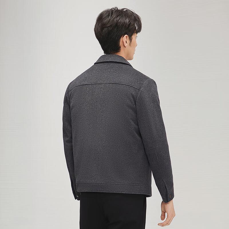 Мужской пуховик Qipai с водоотталкивающей пропиткой, в стиле business casual 2XL (185/100A) gray Seven