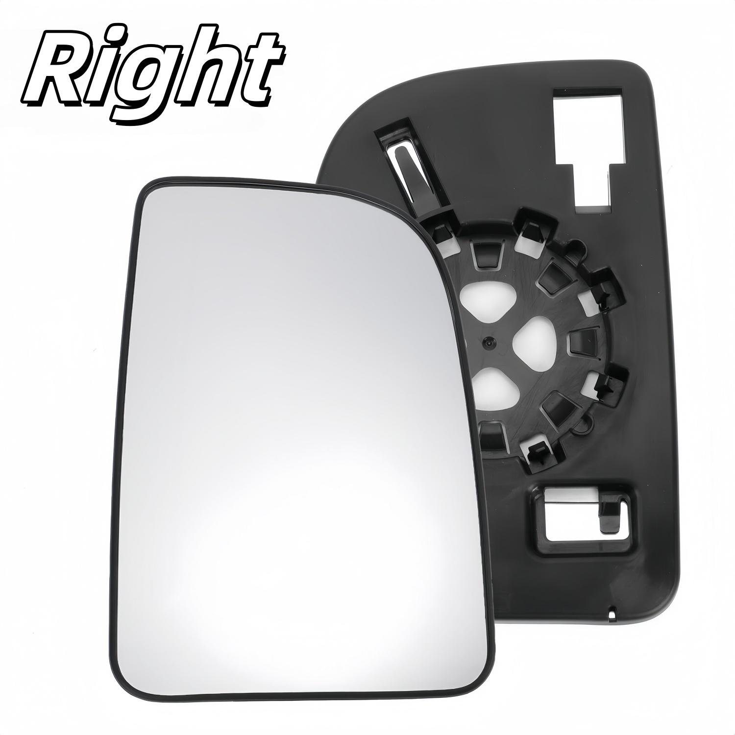Front Right / Left Door White Mirror Overglass For Mercedes-Benz Sprinter 3-T 3.5-T 4-T 5-T 907 910 2018- 9108112400 9108112500 Right Side white 2afahf
