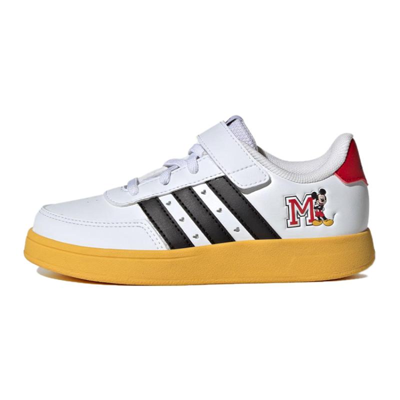 Disney x Adidas Neo Breaknet Нескользящие Низкие Детские Скейтбордические Кроссовки Белый Черный Детские Кроссовки IG7163 35 white