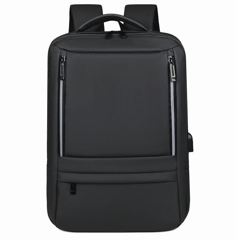 Мужской рюкзак унисекс для деловых поездок чёрный JMG Bags
