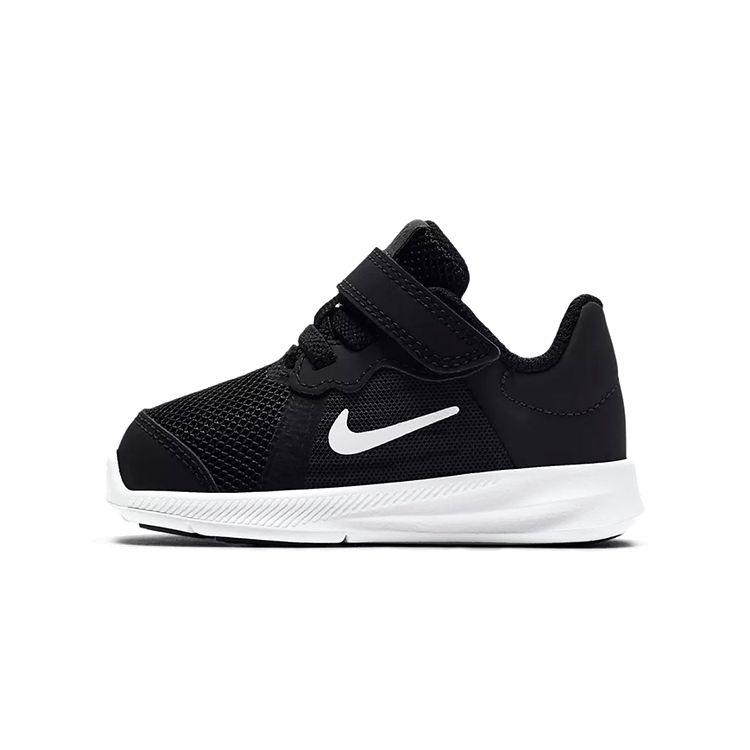 Nike Downshifter 8 Нескользящие Дышащие Низкие Кроссовки для Ходьбы Детская Обувь Черный Белый 922856-001 22 black