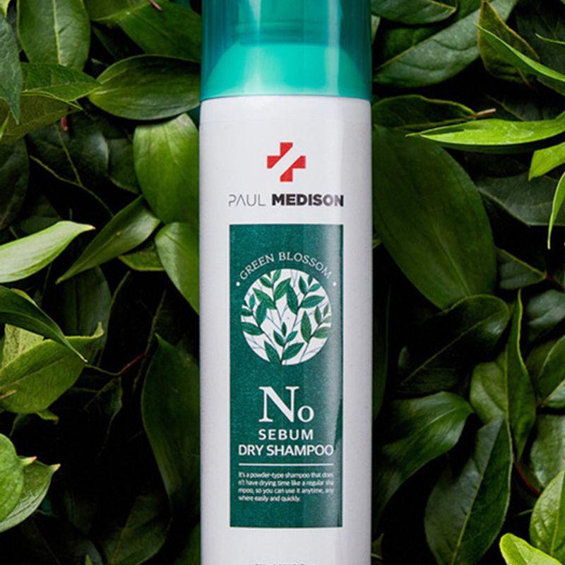 PAUL MEDISON Signature Сухой шампунь No-Sebum с ароматом Green Blossom 211 мл No Sebum Dry Shampoo (Green Blossom) white