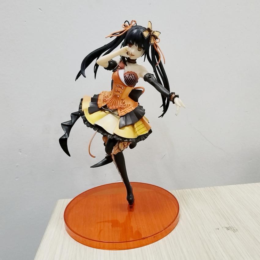 24СМ Date a live Роман Токисаки Куруми Девочка-Кошмар фигурка ПВХ Аниме Игрушка-фигурка Коллекционная модель для взрослых Кукла Подарки black Fashnics