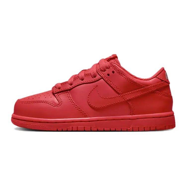 Детские кроссовки Nike Dunk Low PS Track Red Red-Stardust DH9756-601 28 red
