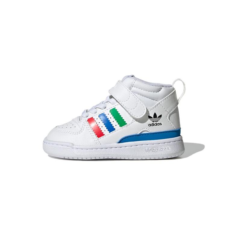Кроссовки Adidas Disney X Originals Forum Mid 360 Повседневные Высокие Кеды Детские Кроссовки Красный Синий Зеленый GY9166 22 white