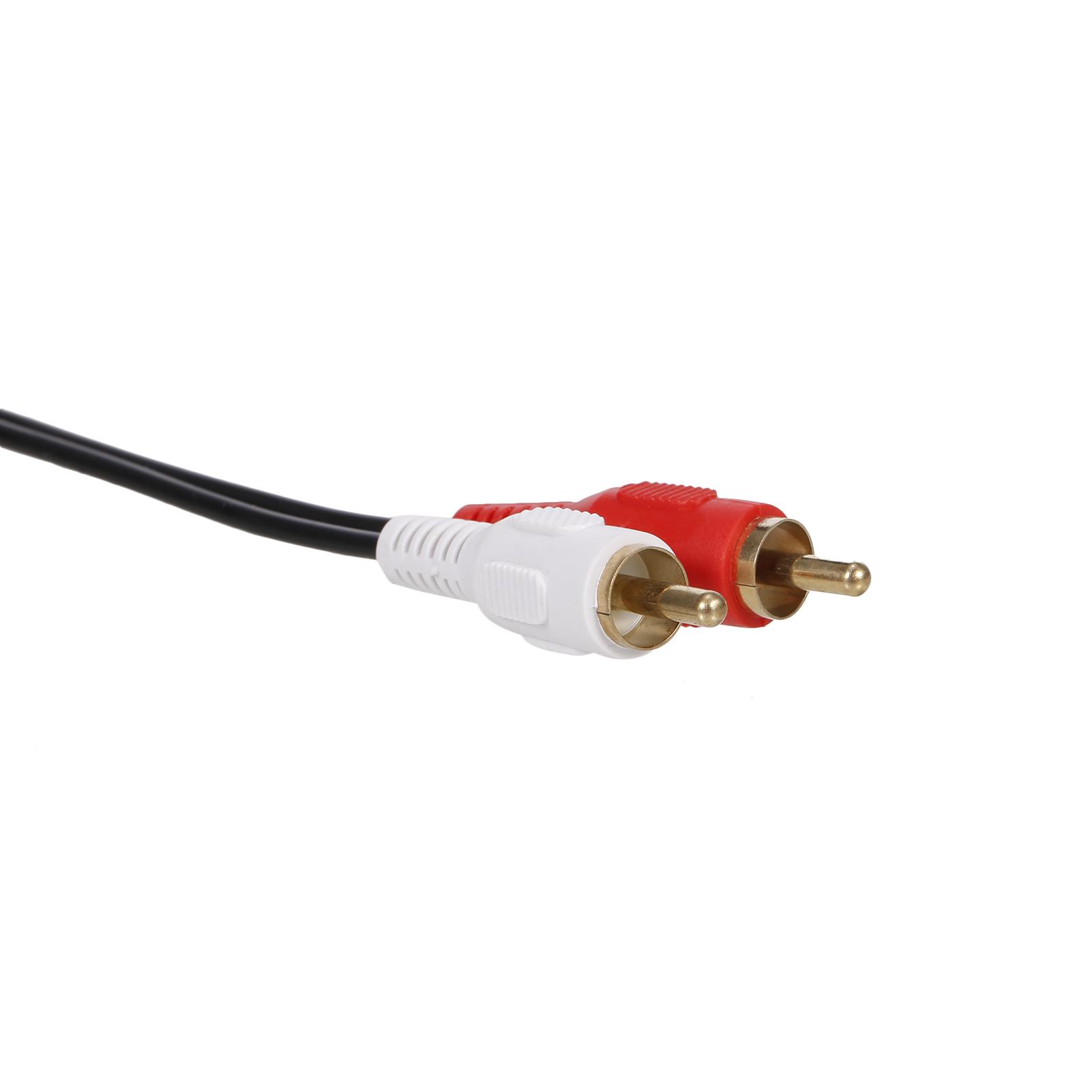 1M Автомобильный RCA Кабель Адаптер Переключатель 3,5мм Аудиоразъем AUX USB Кабель Удлинитель Монтажная Панель Замена RCA Кабеля Для Toyota чёрный Wosawe outdoor sports
