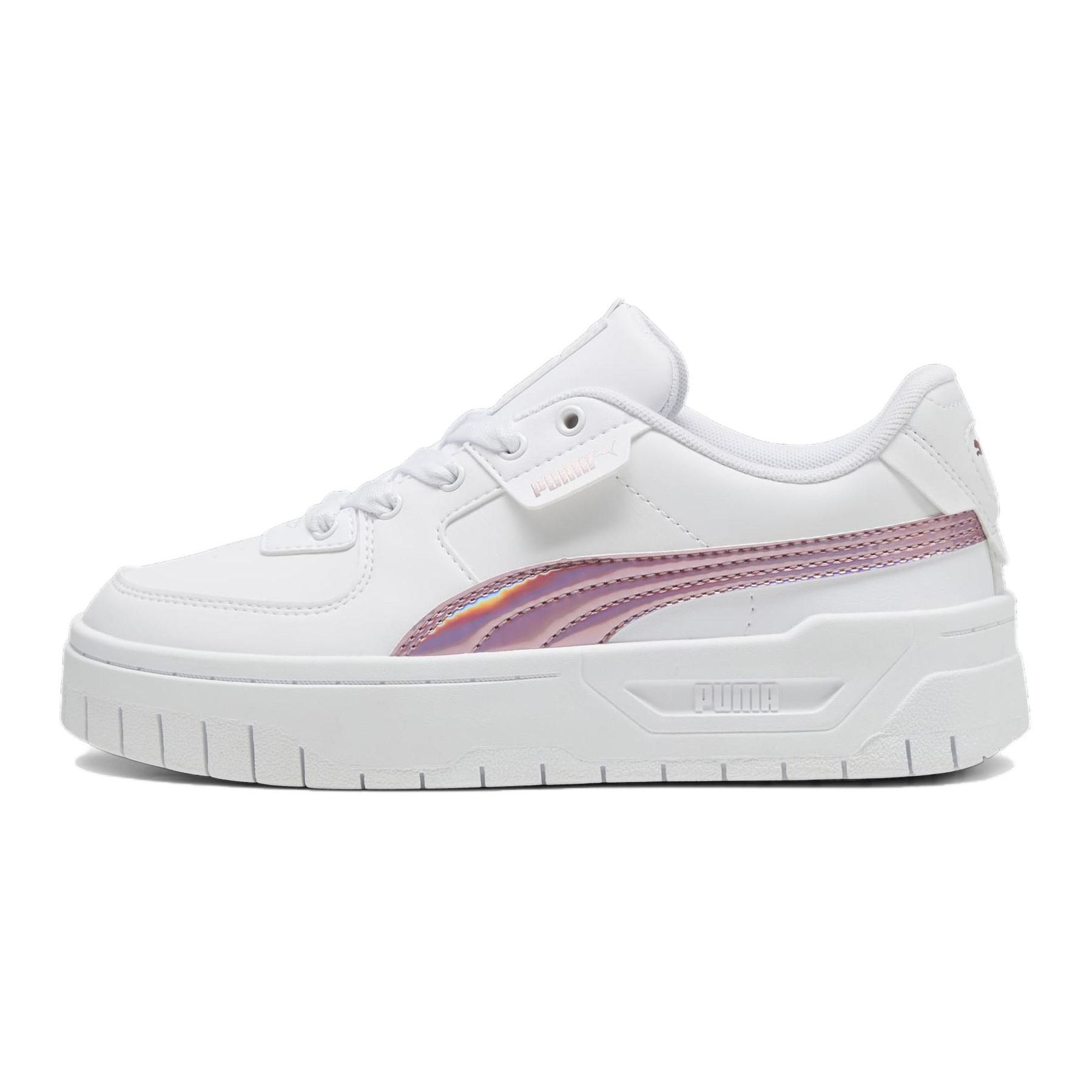 Кроссовки Puma Cali Dream Big Kid Iridescent - Rose Gold для детей, белые 396624-02 38 white