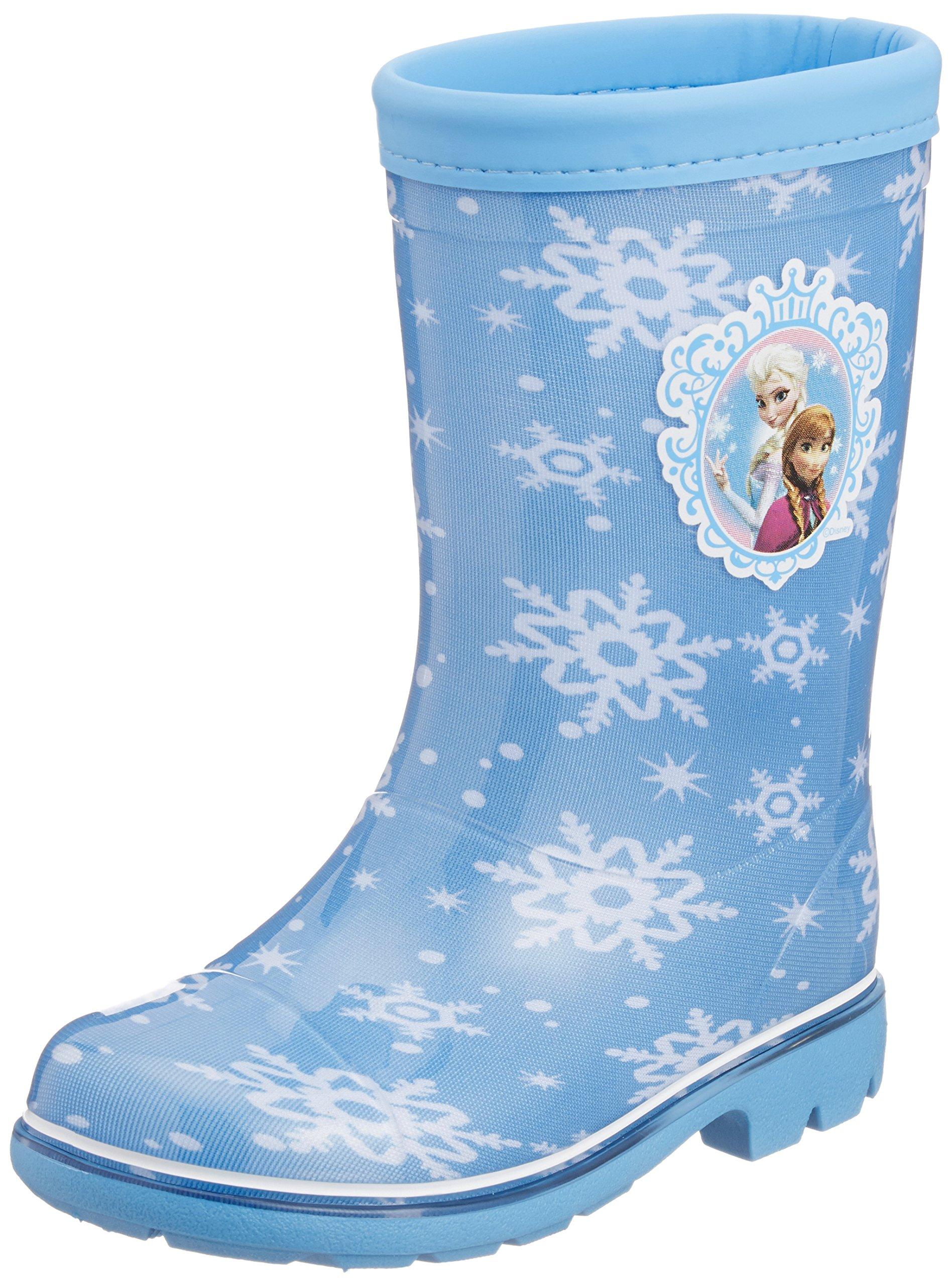 Резиновые сапоги Сделано в Японии Frozen Детские Romp C63 Анна и Эльза Сапфировый см 2E [Disney] 14~19см 15.0 white