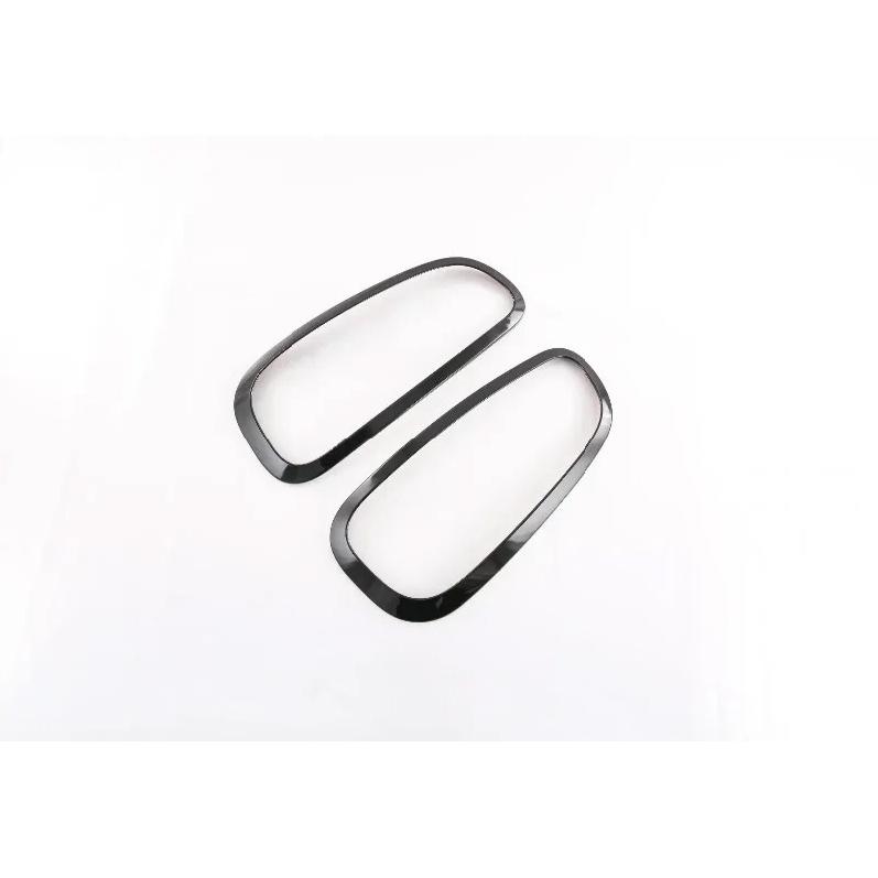 For Mini Countryman F60  -2025 Car Accessories Carbon Fiber Style Trim Tail Light Rear Back Frame Lamp Cover molding Piano Black 20-22 white yydaZara