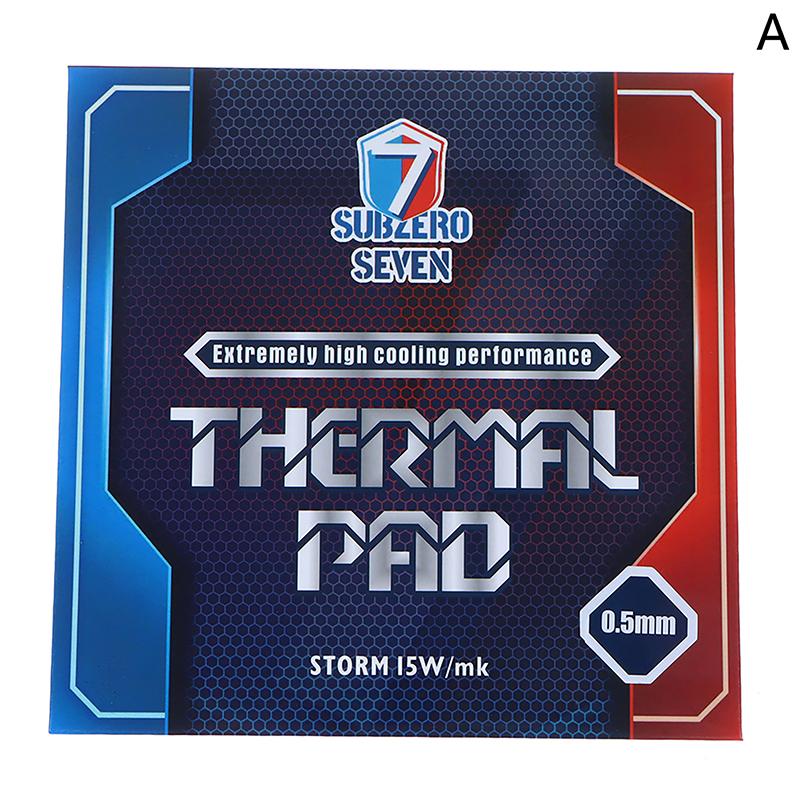 Subzero Seven Gp-Ultimate 12,8 Вт/Mk Термопрокладка Силиконовая графическая подушка для процессора/графического процессора 0.5mm blue Farm Work
