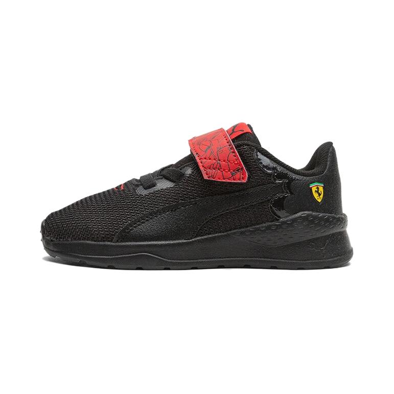 Ferrari x PUMA Scuderia Ferrari Модные Удобные Низкие Детские Повседневные Кроссовки Детские кроссовки Черно-Красные 307810-01 33 black
