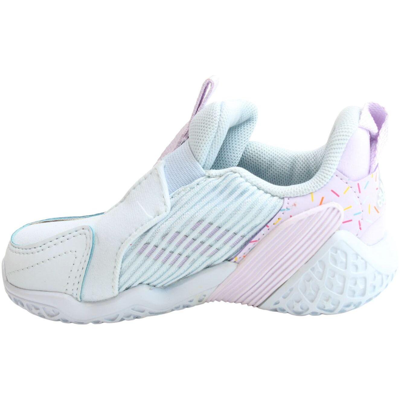 Adidas 4Uture Rnr Нескользящие Прочные Низкие Ходячие Ботинки Детская Обувь Белый Синий FW3786 22 white