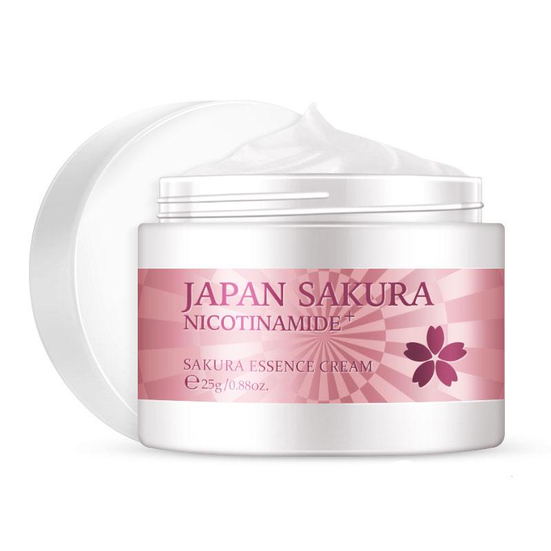 25 г Lycome Japan Cherry Blossom Essence Крем для лица Увлажняющий увлажняющий крем для ухода за кожей Косметика 25G white LAIKOU