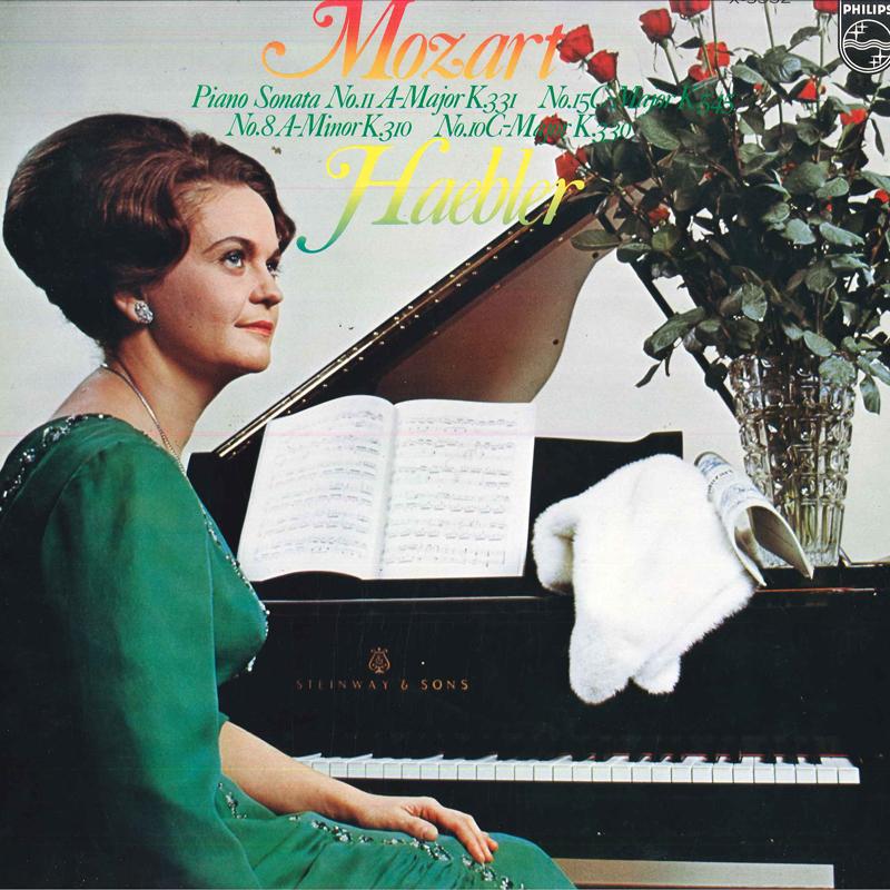 LP Record INGRID HAEBLER  Mozart Piano Sonata No. 11 K. 331 X5532 PHILIPS 1974 Japan Classical Used white RecordCityJP