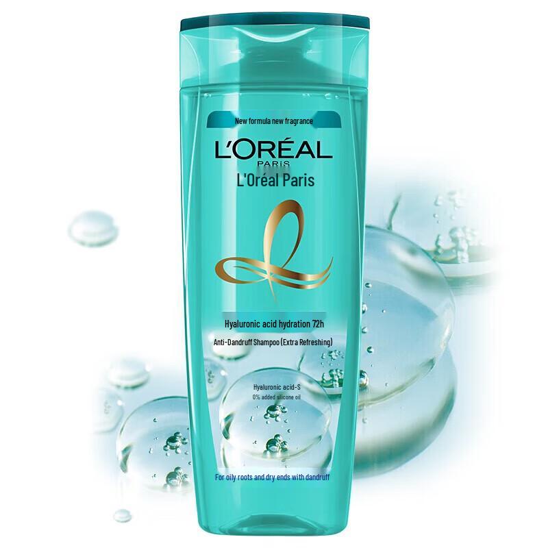 L Oreal Увлажняющий шампунь против перхоти с гиалуроновой кислотой blue LOREAL