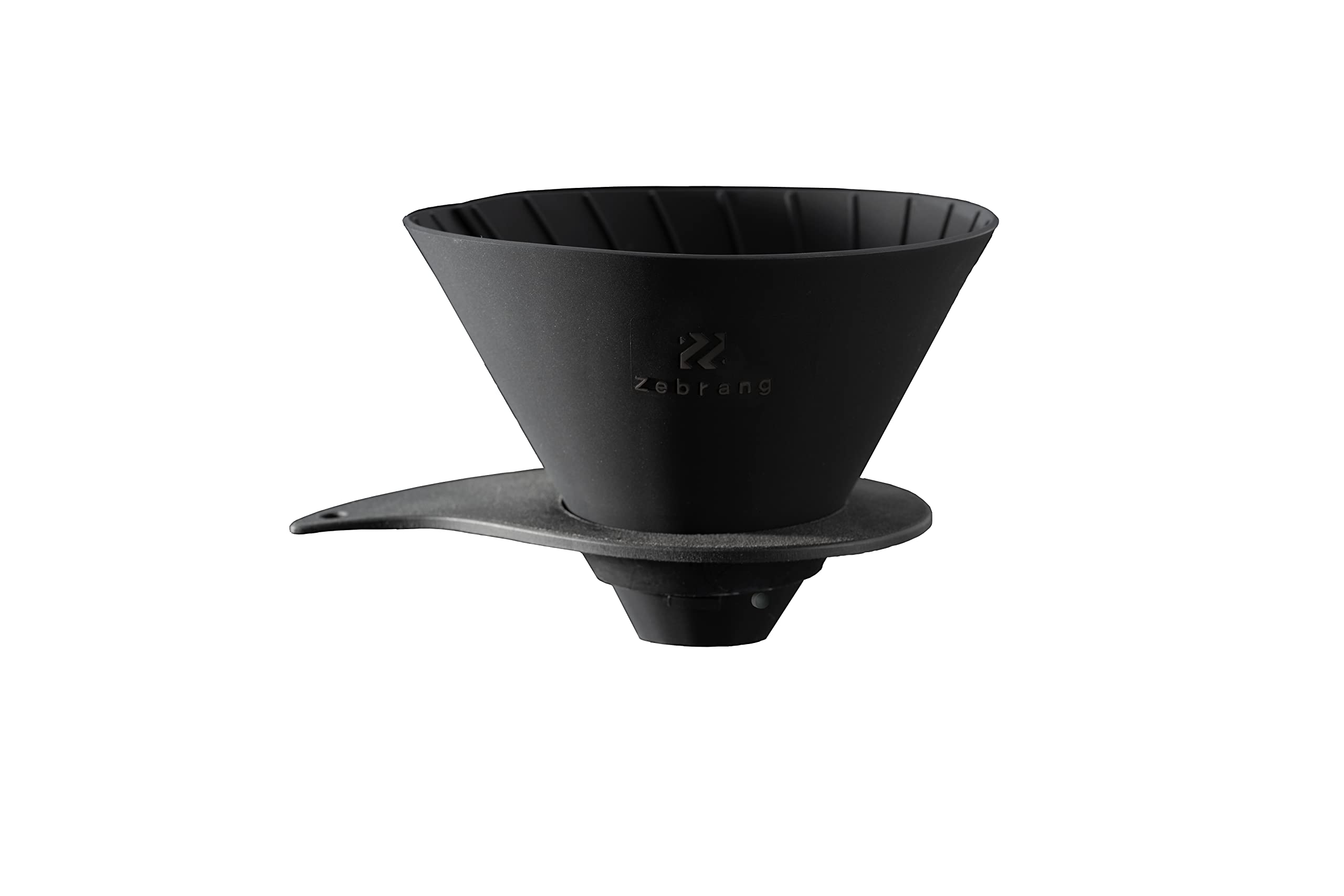 Zebrang Outdoor Кемпинг Легкий Легко Носить Карманный Размер V60 Плоский Дриппер 02 ПЛЮС Для Чашек Кофе V60 Дриппер Складной Карманный Размер Небьющийся чёрный Nippon-Mart