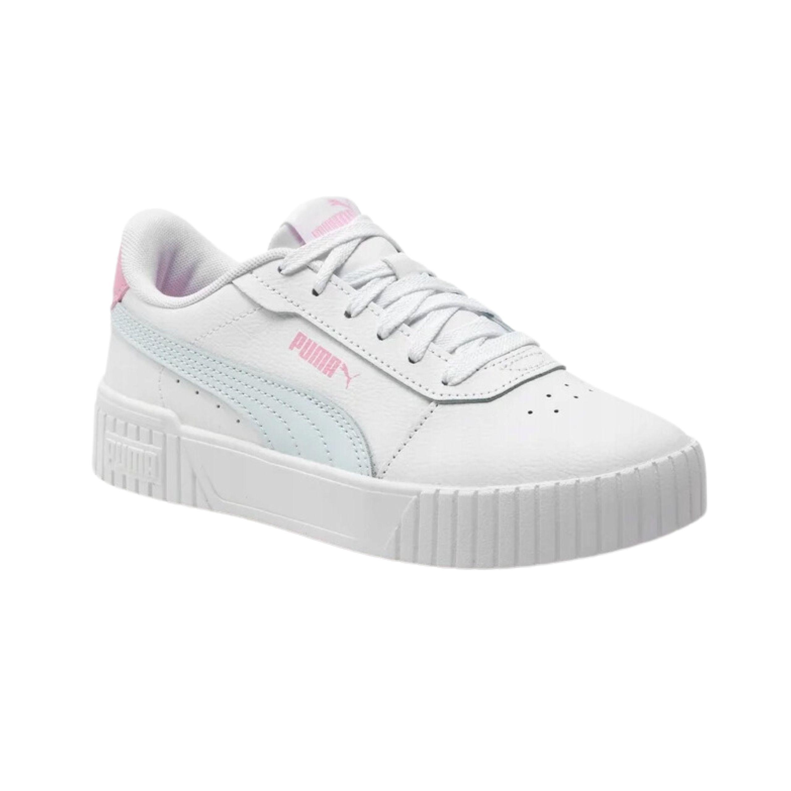 Детские спортивные кроссовки PUMA CARINA 2.0 JR 38618514 - белые р. 37,5 37,5 белый
